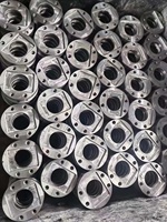 Brida ciega de acero al carbono ASTM A105 con cuello de soldadura para sistema de tuberías de caldera de vapor de alta presión en plantas de energía