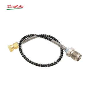 อะแดปเตอร์ชาร์จ Zimakyfa DCDMT DIN300bar G5/8 พร้อมสายรีโมทแรงดันสูงเสริมแรง HPA ยาว 50 ซม. และหัวต่อแบบปลดเร็วขนาด 8 มม. - Product Image 1