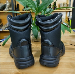 Bottes tactiques TSB601 pour le camping et les activités de plein air, avec logo PDRM, semelle extérieure en caoutchouc antidérapante, pour le sport et le camping, en cuir de vache - Product Image 6