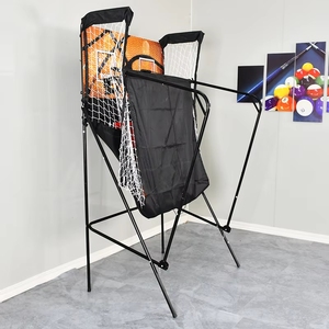 Jeu d'arcade de basketball d'intérieur pour 2 joueurs avec système de double tir et marqueur électronique - Product Image 3