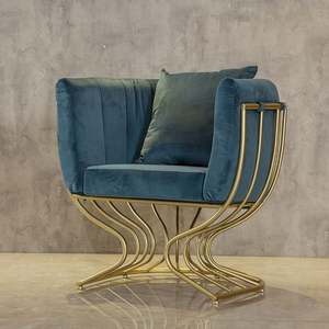 Funda nórdica moderna de tela para sofá, cubierta ligera de lujo con diseño de silla individual para dormitorio y casa pequeña - Product Image 6