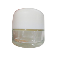 Pot en verre à large ouverture résistant aux enfants de 1 oz, 2 oz, 3 oz, 4 oz, 5 oz, 6 oz avec couvercle pour usage domestique