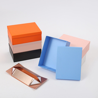 Grandes boîtes en carton pliables avec logo, noires, de luxe, pour emballages cadeaux, rigides, avec couvercle magnétique, pour petites entreprises