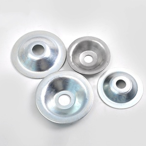 Modern Silver Thin <b>Lightweight</b> <b>Iron</b> Furniture Legs Disc Bottom Corner Screws for Dining Kitchen Hotel Home Office Living Room - Product Image 3