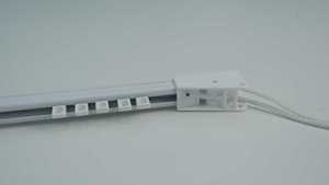 <strong>Pull</strong>-<strong>string</strong> Open Close <strong>Curtain</strong> Track Manual Aluminum Alloy Long Straight Rail Customized Length Modern Silent - Product Image 3