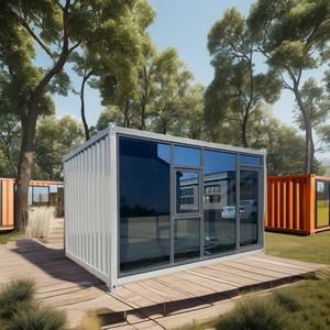 Contêiner de 20 Pés para Cafeteria Boutique com Janela do Chão ao Teto, Escritório e Loja, Preço de Contêiner de Transporte - Product Image 1