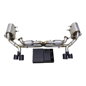 Tubos de Escape Catback de Fábrica para PORSCHE 911 997.1/997.2 Carrera 2004-2012, Tubo de Escape en X de Acero Inoxidable Boska con Catalizador - Product Image 1