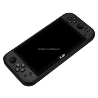 Console de jeu portable X80 écran TFT 7 pouces 3000 + jeux classiques sortie TV HD 29 langues Atm7051 900Mhz CPU 3500mAh batterie
