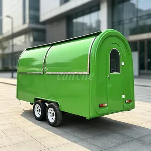 Remolque Redondo para Campamento, Carrito de Comida Móvil para Pizza y Aperitivos, Camión de Comida Comercial, Gran Venta en Europa - Product Image 1