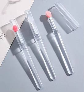 Brocha de Maquillaje de Silicona de Alta Calidad con Descuento, Herramientas de Belleza, Brocha para Sombras de Ojos, Aplicador de Brillo Labial y Lápiz Labial con Tapa - Product Image 5