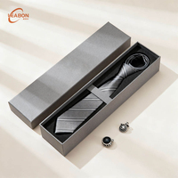 Boîte cadeau rigide en carton personnalisée de luxe avec revêtement magnétique, estampage, accessoire de ceinture, emballage professionnel, logo personnalisé aseptique