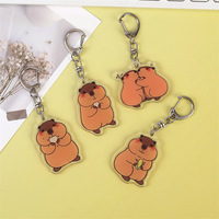 Porte-clés en acrylique Nezha Naohai Marmotte Mignonne, Tendance Internet, Pendentif Amusant et Adorable, Décoration à suspendre pour sac à dos, Personnalisation