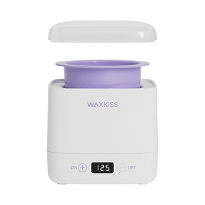 Chauffe-cire électrique carré WAXKISS 160 ml avec affichage numérique et contrôle de la température pour l'épilation à la cire dure du corps - Product Image 2