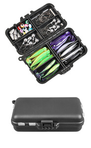 Ensemble <span class=keywords><strong>de</strong></span> 56 leurres souples en plastique <span class=keywords><strong>de</strong></span> 115g, kit Texas Rig, appâts <span class=keywords><strong>de</strong></span> pêche pour la truite, le bar et la pêche en <span class=keywords><strong>eau</strong></span> salée, accessoires <span class=keywords><strong>de</strong></span> pêche - Product Image 6