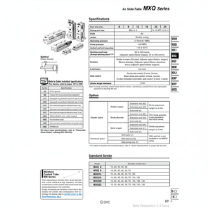 SMC Pneumatics Air Slide Table (Tabla de deslizamiento de aire) - Product Image 1