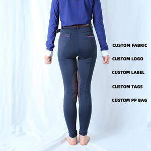 Pantaloni da Equitazione da <span class=keywords><strong>Donna</strong></span> Personalizzati Breeches Equestri con Tasche in Silicone Abbigliamento da Equitazione Leggings in Silicone con Grip - Product Image 2