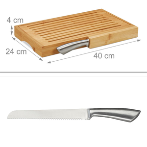 Adjustable Bread Slicer Board Cutting With Crumb <b>Tray</b> for Kitchen Homemade - Product Image 3