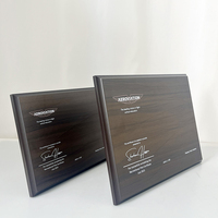 MH-NJ0278 de plaques en bois massif vierges personnalisées avec certificat
