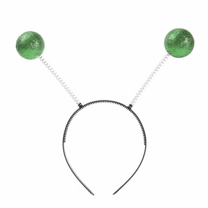 Diadema de Plástico con Diseño de Alienígena para Halloween, Color Plateado y Verde, Accesorio para el Cabello de Adolescentes - Product Image 6