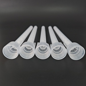 10-18 Two Component Adhesive Mixer Empty Glue Dispensing <strong>Syringe</strong> Mixing Nozzle Epoxy Static Mixer - Product Image 2