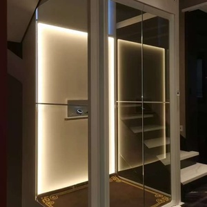 Ascenseur panoramique en verre pour 6 à 8 personnes, en acier inoxydable, design moderne, sans engrenages, à courant alternatif, pour usage extérieur, centres commerciaux et résidentiel - Product Image 6