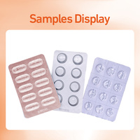 Machine à blisters automatique DPP pour capsules en aluminium, machine d'emballage sous blister pour 6 comprimés, pilules, capsules