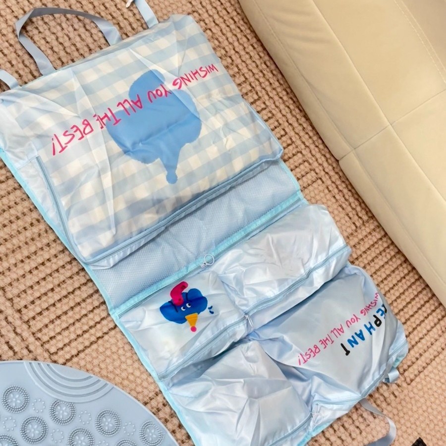 Rayas azules [6 en 1 con asa para transportar o colgar]