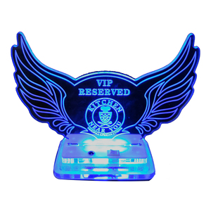 Exhibidor de Acrílico Portátil para Punto de Venta con Luz LED para Clientes VIP, Decoración Elegante para Mesa de Bar y Accesorios para Vino, Calidad Premium - Product Image 4