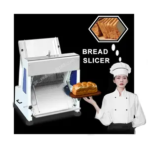 Affettatrice per pane commerciale Mini per fette di pane e pane tostato taglio per affettare coltello da imballaggio manuale usato macchine per il pane con affettatrice Master