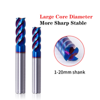 Offre Spéciale HSS 4 cannelures carré fraise en carbure CNC fraise 6mm pouces taille avec 3 ans de garantie OEM ODM