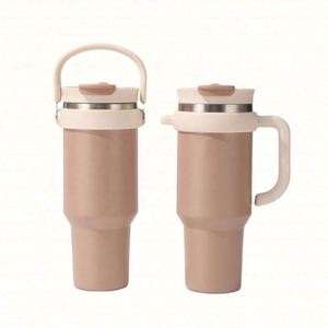 Hot Sale 40oz Portable Handle <b>Insulated</b> Stainless Steel Tumbler Large Capacity Travel Camping <b>Mug</b> - Product Image 4