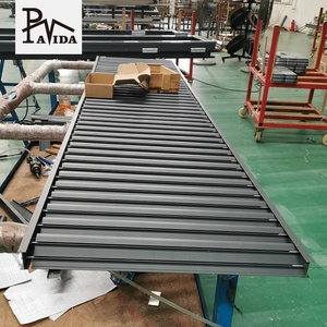 Puertas de <span class=keywords><strong>Louvre</strong></span> de aluminio de estilo moderno, persianas de obturador de plantación de listones de moda para <span class=keywords><strong>Interior</strong></span> para hoteles resistentes a impactos - Product Image 4