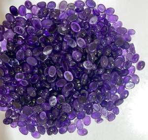 Pierre précieuse naturelle de haute qualité, améthyste, cristal de diamant, saphir bleu, taillé à la machine, de haute qualité, pour collier, certifié IGI - Product Image 2