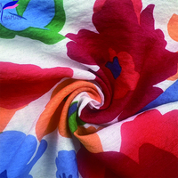 Tissu écologique 85% viscose 15% nylon Impression numérique Doublure mince et confortable pour robes de filles Mode