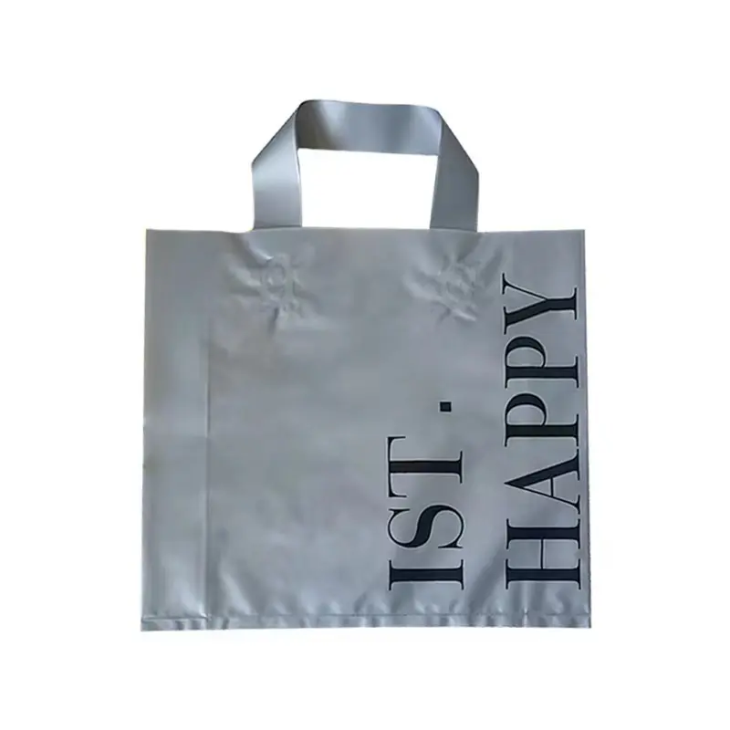 The company wholesale and custom production of portable plastic shopping bags multi-color portable gift bags can be reused