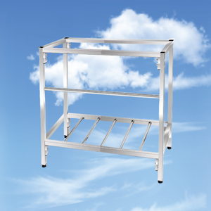 Évier de cuisine de comptoir monobloc en acier inoxydable détachable - Product Image 3