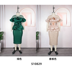 <span class=keywords><strong>Vestido</strong></span> <span class=keywords><strong>de</strong></span> <span class=keywords><strong>Noche</strong></span> Elegante y Modesto con <span class=keywords><strong>Flores</strong></span> 3D, <span class=keywords><strong>Vestido</strong></span> Largo <span class=keywords><strong>de</strong></span> Lentejuelas <span class=keywords><strong>de</strong></span> Alta Calidad <span class=keywords><strong>para</strong></span> Banquete o Boda <span class=keywords><strong>para</strong></span> Mujer K1082 - Product Image 5