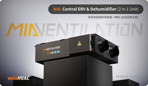 Deshumidificador ERV de Ultra Alta Eficiencia con Filtro HEPA H13 33 L/día, Ventilación con Recuperación de Energía por <span class=keywords><strong>Conductos</strong></span> con Control WiFi - Product Image 6