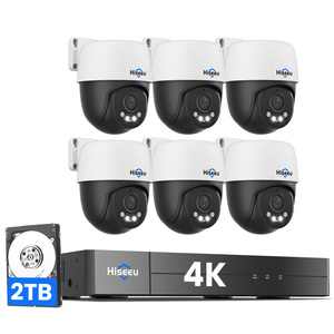 ระบบกล้องวงจรปิด Hiseeu 6CH 4K Ultra HD สำหรับภายนอกอาคาร รองรับ POE พร้อมระบบมองเห็นกลางคืนแบบ Full Color มาตรฐานกันน้ำ IP66 พร้อมเทคโนโลยี DWDR รุ่น PK-6YHD98 Night V - Product Image 1
