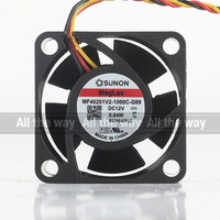 Kipas Pendingin Sunon Baru 5V 24V 48V DC 12V 0.64W AC EC 4020 40X40X20MM 4CM Maglev Bearing Quiet Switch Inverter MF40201V2-1000C-G99