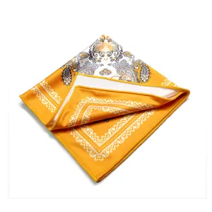 Квадратная салфетка для чистки из микрофибры с индивидуальным дизайном, закрывающий носовой платок, головной платок