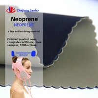 SBRV Bandeau facial en néoprène élastique pour la sculpture des contours et la récupération post-opératoire après liposuccion, effet lifting du double menton