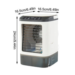 Climatiseur portable 3 vitesses, mini-refroidisseur d'air de bureau à double pulvérisation ultrasonique, réservoir d'eau de 900 ml pour chambre et bureau - Product Image 3