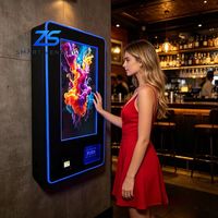 Máquina Expendedora con Verificación de Edad, Pantalla Táctil de 32 Pulgadas, Lector de Tarjetas con Código QR para 120 Artículos, para Mercancía General