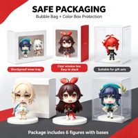 Figura de acción de PVC rígido de 8 cm, colección de personajes japoneses de anime, figuras de anime 3D, juguetes de dibujos animados, caja sorpresa OEM