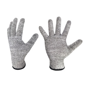 Guantes resistentes a cortes, nivel 5, protección de seguridad de fibra HPPE para cocina, carpintería, corte de vidrio, resistentes a la abrasión, sin recubrimiento - Product Image 3