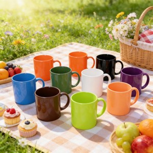 Taza de Cerámica Blanca Personalizable de Alta Calidad, Hecha a Mano, Moderna, de 11 oz/350 ml, Apta para Sublimación, con Logotipo y Patrón Personalizables, Regalos para Fiestas - Product Image 3