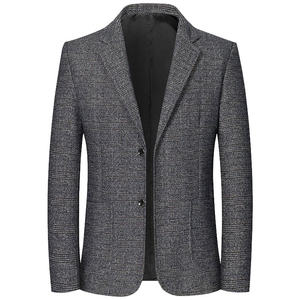 <span class=keywords><strong>Veste</strong></span> <span class=keywords><strong>de</strong></span> <span class=keywords><strong>costume</strong></span> pour hommes Nouvelle <span class=keywords><strong>veste</strong></span> <span class=keywords><strong>de</strong></span> <span class=keywords><strong>costume</strong></span> simple décontractée pour hommes d'âge moyen sans manteau <span class=keywords><strong>de</strong></span> repassage - Product Image 2
