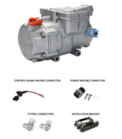 Compresor Scroll Eléctrico Portátil de 30cc DC 312V para R404a/R452a, para Sistemas de Refrigeración de Camiones y Furgonetas Frigoríficas de Cadena de Frío