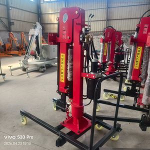 Grue de levage extérieure bibo - Entièrement automatique, hydraulique, pliable à 360°. Treuil rotatif monté sur camion avec treuil de levage - Product Image 5